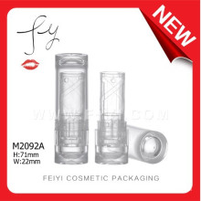 All transparent lip stick cosmetic packaging